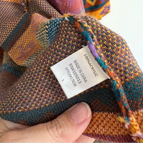 Savanna Jane Aztec Open Front Cardigan - Picture 11 of 12